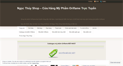 Desktop Screenshot of ngocthuyshop.com